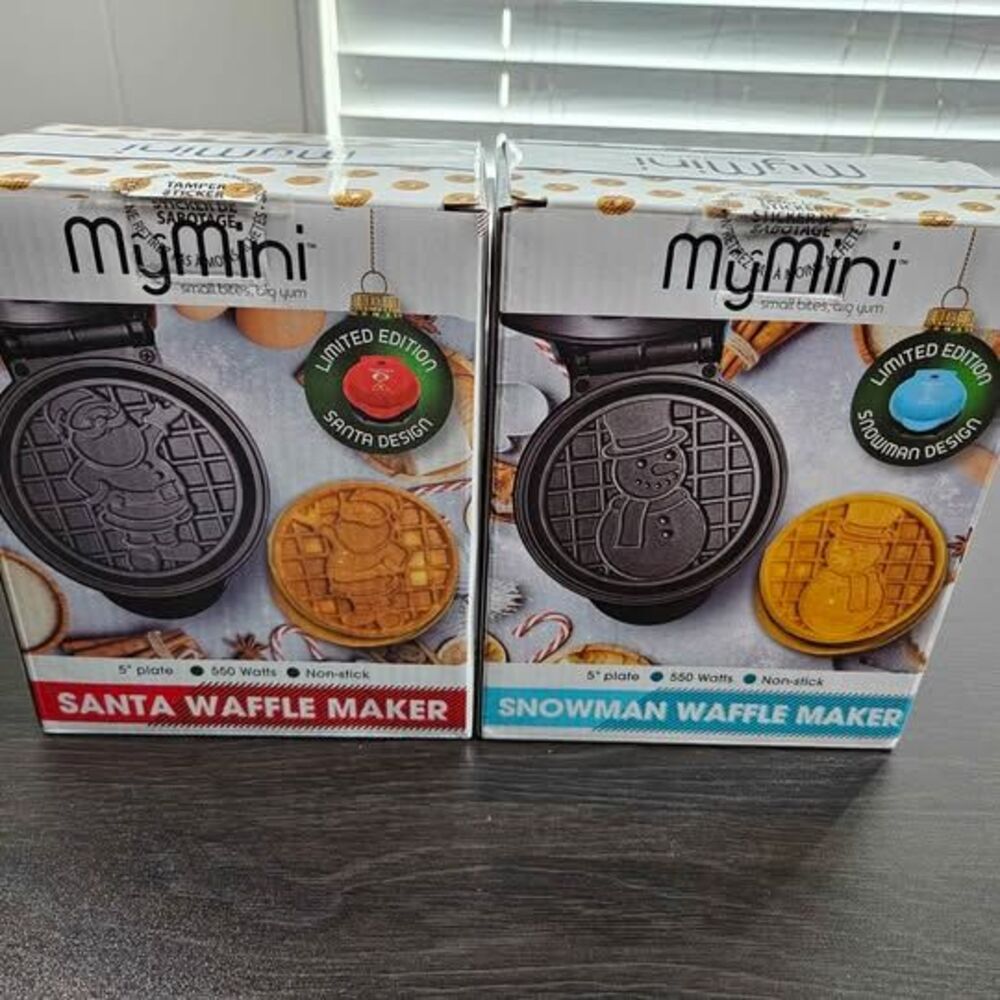 Santa + Snowman Waffle Set | NEW